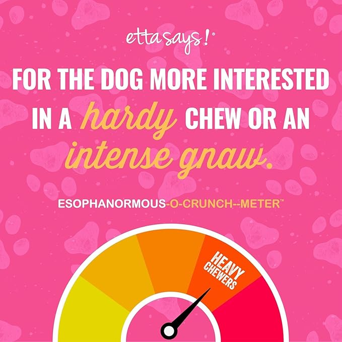 etta says! Esophonormous Esophagus Stuffed Bully Sticks for Dogs - Made in The USA with All Natural, Limited Ingredients - High Protein Dog Chew - 5", 5 Packs
