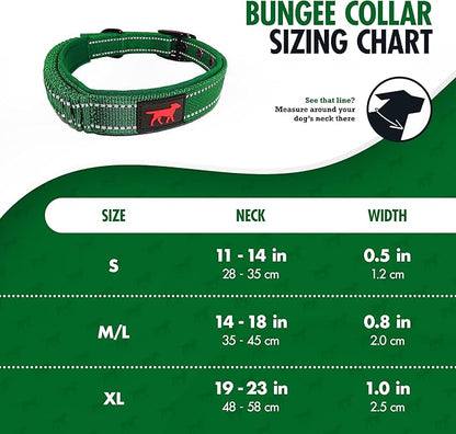 Tuff Pupper Heavy Duty Dog Collar with Handle | Ballistic Nylon Heavy Duty Collar | Padded Reflective Dog Collar with Adjustable Stainless Steel Hardware | Convenient Sizing for All Breeds