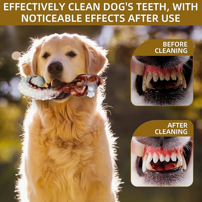 Indestructible Dog Toys for Aggressive Chewers, Tough and Durable Chew Toys for Large Medium Dogs, Interactive Dog Chew Toys to Keep Them Busy (B Squirrel)
