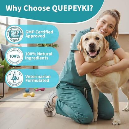 Glucosamine for Dogs Hip and Joint Supplement for Dogs Chews with Glucosamine Chondroitin Omega 3 MSM and Turmeric for Pain Relief, Mobility & Hip Care- Chicken Flavor, 90 Ct