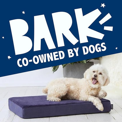 Barkbox Orthopedic Dog Bed | Comfortable Memory Foam Mattress for Joint Relief | Head and Neck Support Waterproof with Non Skid Bottom | Calming Durable Bed with Washable Cover | Small, Navy