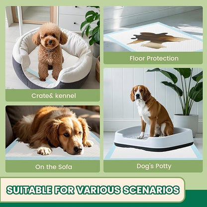 IMMCUTE 7 Layer Dog Pads 30x28 Inch, 30 Count - Super Absorbent Dog Pee Pads Extra Large, Tear-Resistant Thick Disposable Training Pads for Dogs & Cats