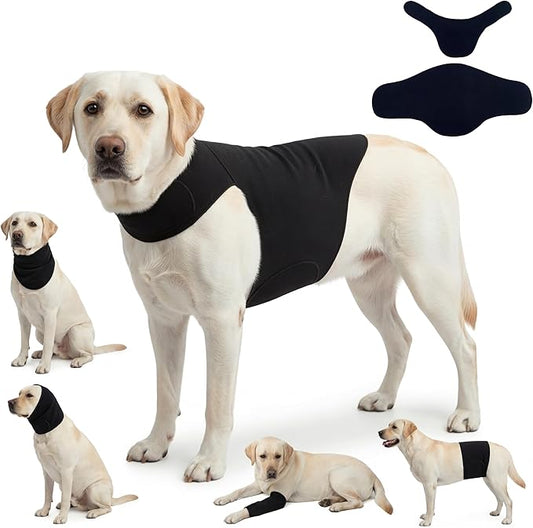 DAJIDALI® Dog & Cat Anxiety Vest & Female Spay Recovery Suit – Silent No-Velcro Calming Wrap – Universal Fit for All Breeds (Including Corgi & Frenchie)