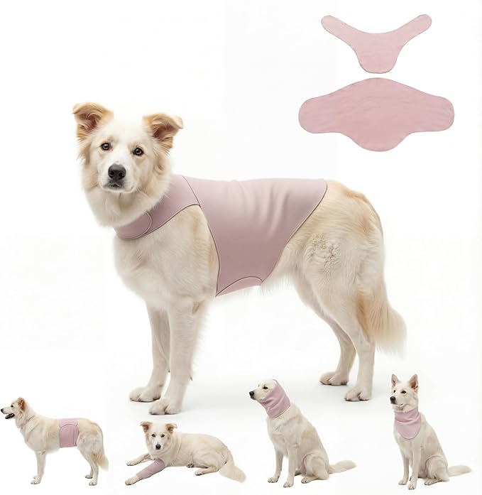 DAJIDALI® Dog & Cat Anxiety Vest & Female Spay Recovery Suit – Silent No-Velcro Calming Wrap – Universal Fit for All Breeds (Including Corgi & Frenchie)