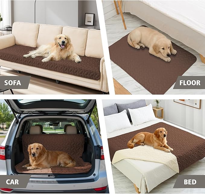 Ameritex Pet Bed Cover Dog Bed Blanket for Sofa and Furniture Waterproof New Pattern Design
