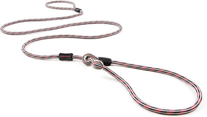 EzyDog Luca Slip Lead Dual Function Heavy Duty Rope Leash for Dogs That Pull Slip Leash & Gentle Lead Head Halter, Small (5.5ft x .23', Red)