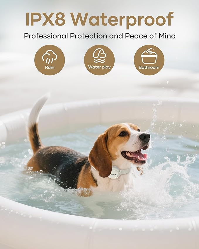 Jugbow Shock Collar for Small Dogs - 4200FT Dog Training Collar with Remote for 5-30lbs Mini Small Dogs, IPX8-Waterproof Rechargeable E-Collar with Beep (1-9), Vibration(1-3), Safe Shock(0-16)