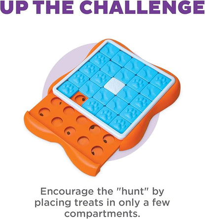 Outward Hound by Nina Ottosson Challenge Slider – Interactive Dog Treat Puzzle Enrichment Toy, Level 3 Advanced