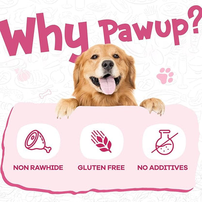 PAWUP Dog Treats Pumpkin Biscuits Sticks w/Duck Low Fat Dog Snacks, Healthy Biscuits with Taurine for Small Dogs, 12.5 oz (28-32 Count