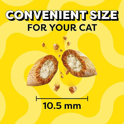 Temptations Classic Crunchy and Soft Cat Treats, Tasty Chicken Flavor, 6.3 oz. Pouch, (Pack of 10)