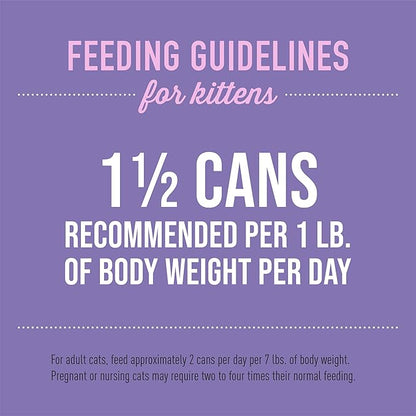 Tiki Cat Baby, Chicken & Egg, High-Protein and 100% Non-GMO Ingredients, Wet Cat Food for Kittens 8 Weeks+, 2.4 oz. Cans (Pack of 12)