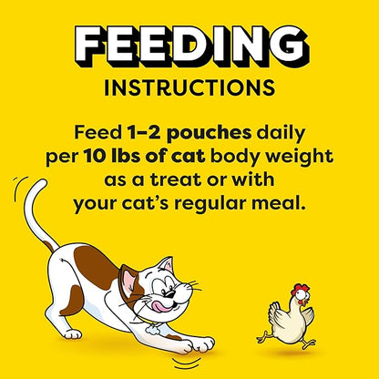 Temptations Creamy Puree Squeezable Lickable Wet Cat Treat with Chicken, 0.42 oz. Tubes, 16 Count