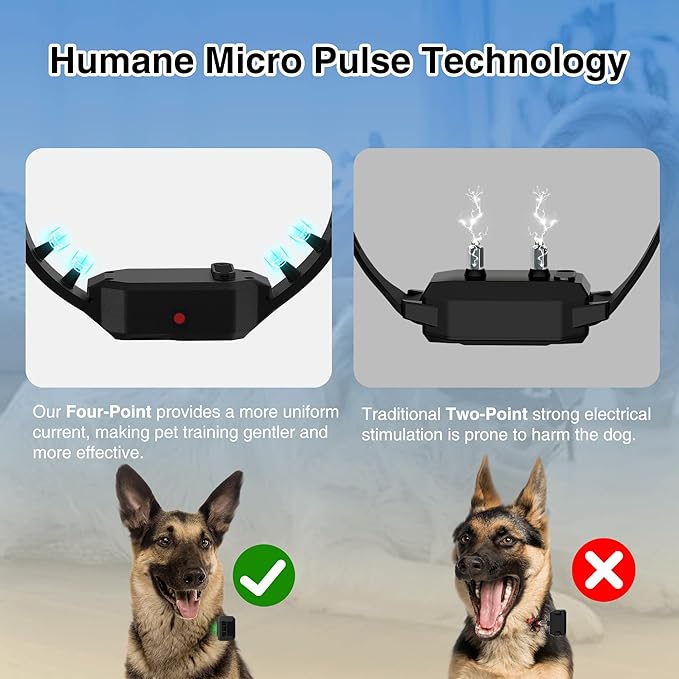 PATPET Dog Training Collar with Night Lights - 4200FT Waterproof E Collar for Dogs Training for Large Medium Dogs, Rechargeable Dog Electric Training Collar 119 Levels with 4 Training Modes