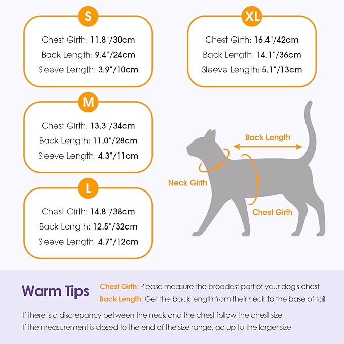SUNFURA Hair Sticky Cat Clothes, Cat Sweater for Cats Only, 4-Legged Fleece Sweaters Kitten Pajamas Reduce Shedding Fur, Warm Pullover Shirts for Cats, Green L