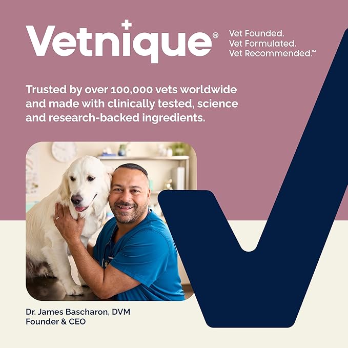 Vetnique Oticbliss Cat & Dog Ear Infection Treatment/Dog Ear Allergy Relief Drops, MicroSilver Yeast Infection Treatment for Dogs, Hydrocortisone for Itching, Redness Swelling (Ear Infection)