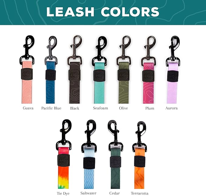 Wilderdog Waterproof Dog Leash - Repels Water & Dirt - Saltwater