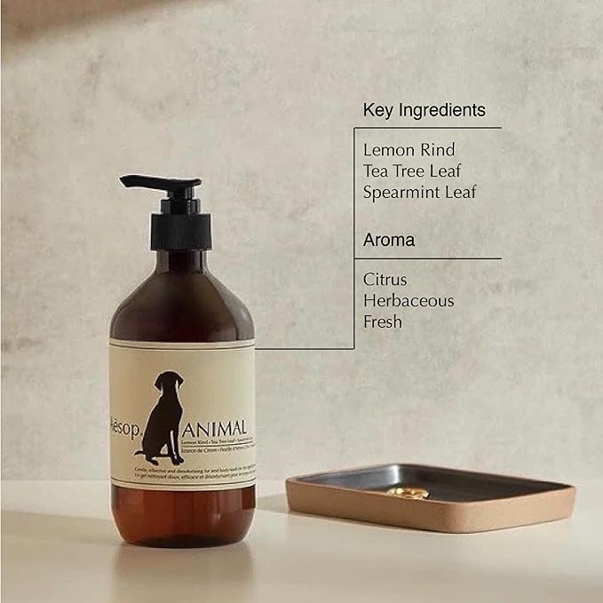 Aesop Pet Shampoo | Gentle Dog Shampoo and Coat Wash with Deodorizing Properties | Citrus, Fresh Scent | 16.9 fl oz