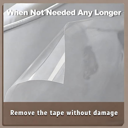 Couch Protector from Cat Claws, Cat Scratch Furniture Protector for Sofa Corners, Beds, Door, Tables, Wall, 118"x8" Self-Adhesive Tapes for Furniture Scratching Deterrent