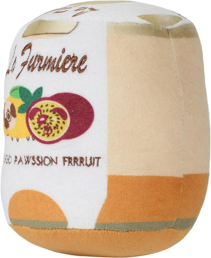 Chomp Haus La Furmiere – Luxurious Plush Dog Toy with Squeaker, Premium Fabric, Embroidered Details, Designer-Inspired Chew Toy, Fun Gift for Small to Medium Dogs & Dog Lovers