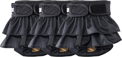 Reusable Dog Diapers Female Washable, Premium Doggie Diaper for Dogs, Pack of 3, Highly Absorbent Extra Large Dog Diaper for Heat, Incontinence and Puppy Training(XL)