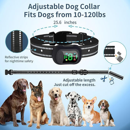 WITPAW Dog Shock Collar 4900FT Dog Training Collar with Remote/Call Function/Light IP67 Waterproof Electric Collar for Dogs Rechargeable E-Collar for All Breeds, 4 Training Modes(10-120Ibs)