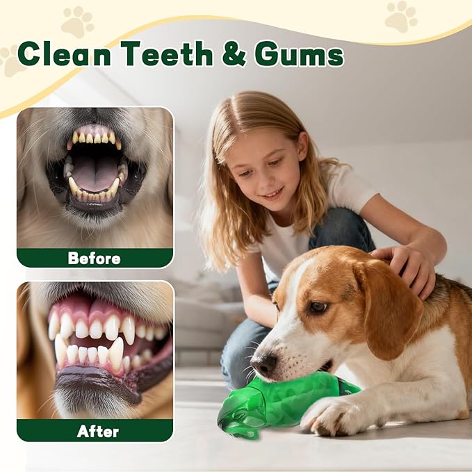 ZeLing HTL Dog Chew Toys for Aggressive Chewers, Indestructible Lizard Shape Tough Dog Toy with Natural Scents, Durable Chew Bones to Keep Large Dogs Busy, for Super Chewers 20-80Lbs - Bacon