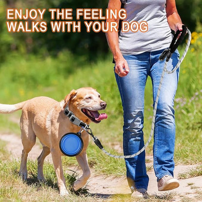 BARKBAY Dog Leashes for Large Dogs Heavy Duty Dog Leash 4/5/6 FT with Comfortable Padded Handle and Highly Reflective Threads for Medium Large Dogs Walking Training Running (6FT-1/2'',Gray)
