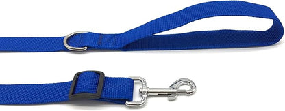 10FT Adjustable Dog Leash, Nylon Dog Leashes for Medium Large Dogs (Blue)