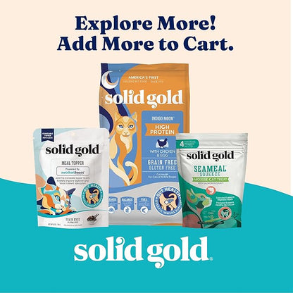 Solid Gold Wet Food Pate Flavorful Feast - 3 Count Sample Pack - Canned Cat Food Made with Real Chicken - Grain Free for Sensitive Stomach & Healthy Living