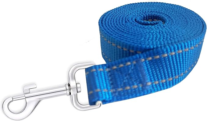 Reflective Dog Leash 7Ft /8 Feet Long, 1 Inch Wide, for Small and Medium Dogs