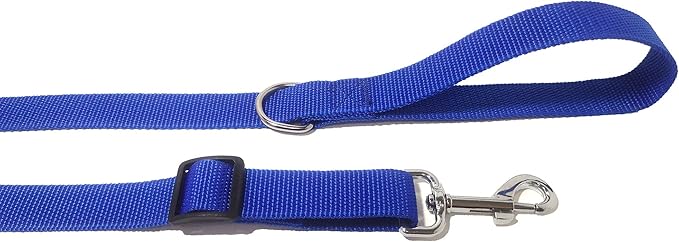 6FT Adjustable Dog Leash, Nylon Dog Leashes for Medium Large Dogs (Blue)