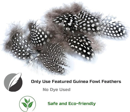 FUPUSUN Cat Feather Toys, Interactive Cat Toys Kitten Toys, 2PCS Elasticity Cat Wand Toy and 7PCS Feathers Refills, Cat Toys for Indoor Cats Kitten Play Chase