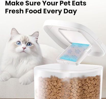 aidowocam Pet Food Desiccant Bag, Replaced Desiccant for Automatic Cat dog Feeders, Keep Cat Food Dog Dry and Fresh- 12 Packs