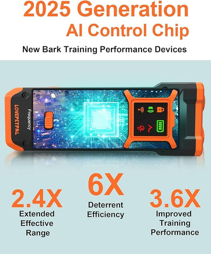 Dog Training Bark Deterrent Device, Anti-Barking Device with HD Display and LED Flashlight for Dogs, Stop Bad Behavior Without Yelling or Swatting, Ultrasonic Stopper Alternative to Shock Collar