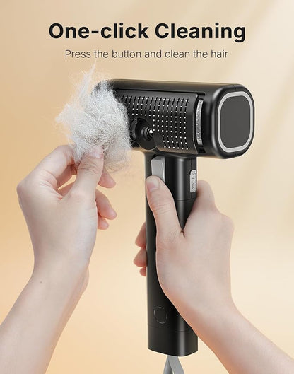 WOWOOF PET Pet Steam Brush for Indoor Cats & Dogs Grooming, Spray Hair Removal Comb for Massaging, Deshedding & Dander, Water Brush for Long & Short Haired Pets Spritz Defur Comb