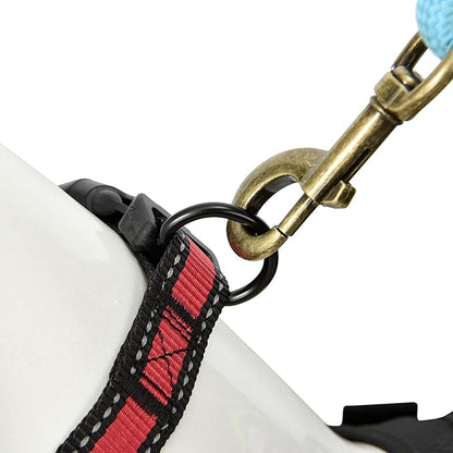 Mile High Life Dog Collar | Nylon Reflective Dog Collars | Light Weight Puppy Collars | Red Dog Collars for Small Dogs (Red, X-Small)