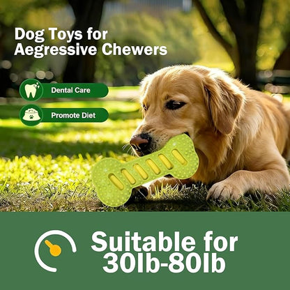 Interactive Dog Chew Sound Toy, Made of TPR Material, is bite-Resistant and Durable. It can be Used for Dog Teeth Cleaning and Training, and is an Ideal Toy for Dogs.（Green）