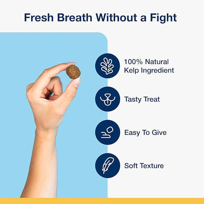 ProDen PlaqueOff Soft Chews with Natural Kelp - for Large & Giant Breed Dogs - Supports Normal, Healthy Teeth, Gums, and Breath Odor in Dogs - 90 Soft Chews