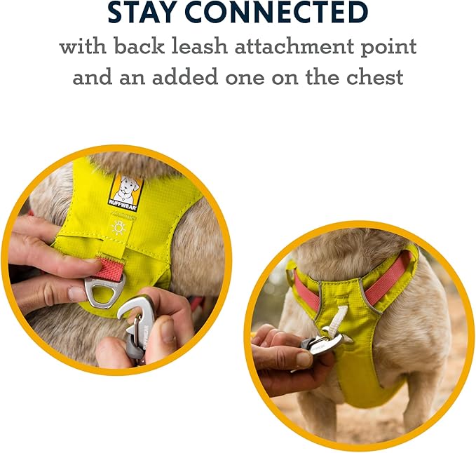 Ruffwear, Hi & Light, Everyday Lightweight Dog Harness, Trail Running, Walking, Hiking, All-Day Wear, Basalt Gray, Medium