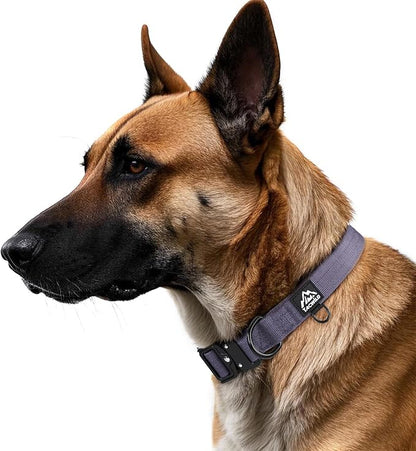 Dog Collar for Large Dogs - Adjustable, Chew Proof Nylon Collar with Metal Quick Release Buckle and D-Ring for Dog Tags (Montana Moonrise, XL(1.5''Width, Fit 15''-23''))