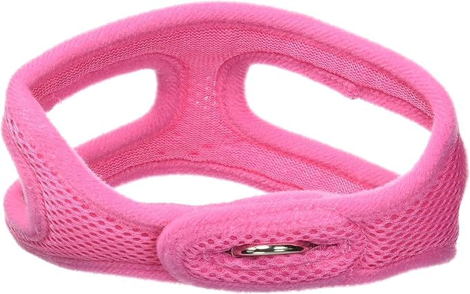 ChokeFree Velpro Mesh Pet Shoulder Harness Collar, 11"-12", Pink