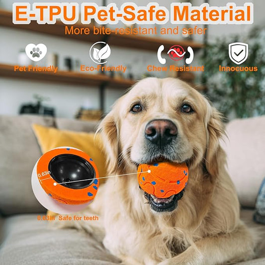 Interactive Dog Ball Replacement Shell (Orange)
