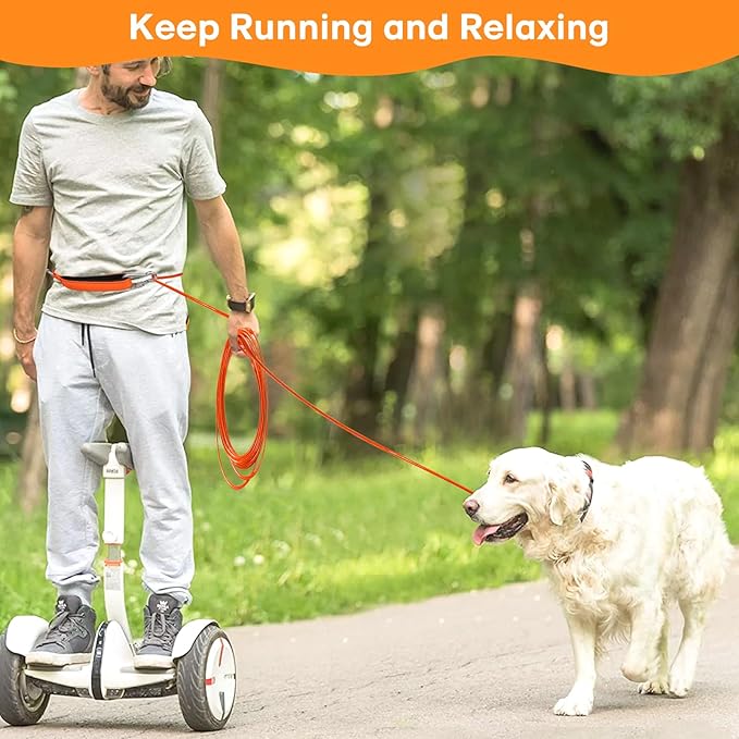 Heavy Duty 50ft Tie Out Cable for Medium Large Dogs, Chew Proof Dog Leash with Padded Handle for Training Walking