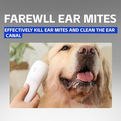 Ear Care Pro for Cats & Dogs- Soothing Relief from Ear Mite & Tick at-Home Ear Comfort with Ozone Technology Cleans Ears & Prevents Infections