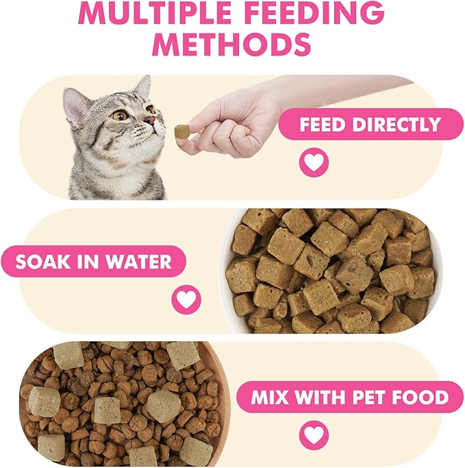 Puddonio Freeze Dried Cats & Dogs Raw Treats, All Natural Single Ingredient Chicken Liver, High Protein Healthy Pet Training Treats or Food Topper, 6 oz