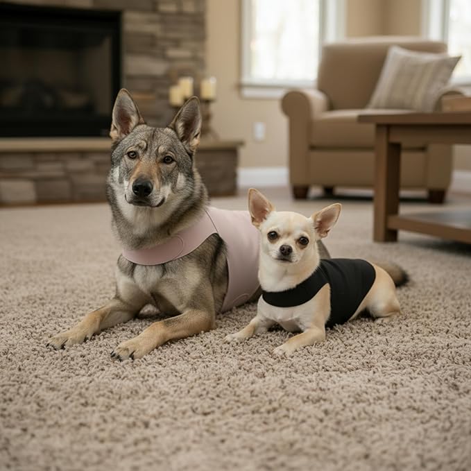 DAJIDALI® Dog & Cat Anxiety Vest & Female Spay Recovery Suit – Silent No-Velcro Calming Wrap – Universal Fit for All Breeds (Including Corgi & Frenchie)