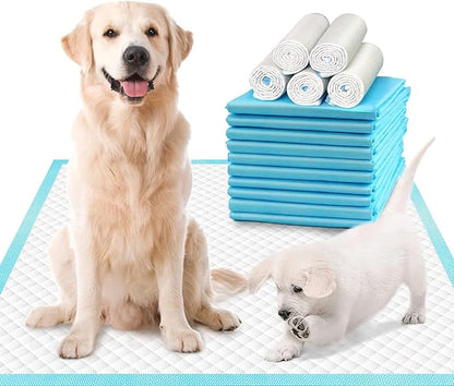 DEEP DEAR Extra Large Dog Pads 30"x26" 30 Count, Thicker Puppy Pads for Potty Training, Super Absorbent Pee Pads for Dogs, Leak-Proof Dog Pee Pads for Puppies, Disposable Pet Training Pads for Cats
