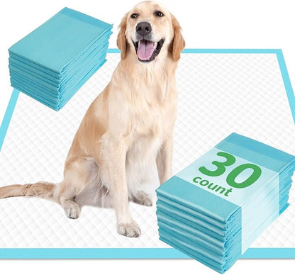 DEEP DEAR Dog Pee Pads Extra Large, 36"x36" Puppy Pads for Training, Leak-Proof Pee Pads for Dogs, Super Absorbent Puppy Potty Pads, Disposable Pet Pads for Puppies, Cats, Rabbits (30-Count)