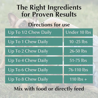 Calming Chews for Dogs by Giarcidia – Hemp-Based Max Strength Anxiety Relief, Stress Relief for Fireworks, Thunderstorms, Travel & Separation – Chicken Flavor – 90 Soft Treats for Dogs