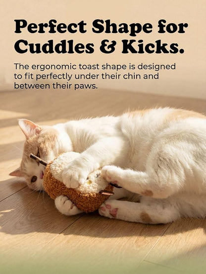 Petelligent Durable and lnteractive Cat Teething Stick Toys: Chewing Stick, Grinding Teeth Rod, and chewable Cat Doll for Your Pet's Entertainment (Egg Whites)